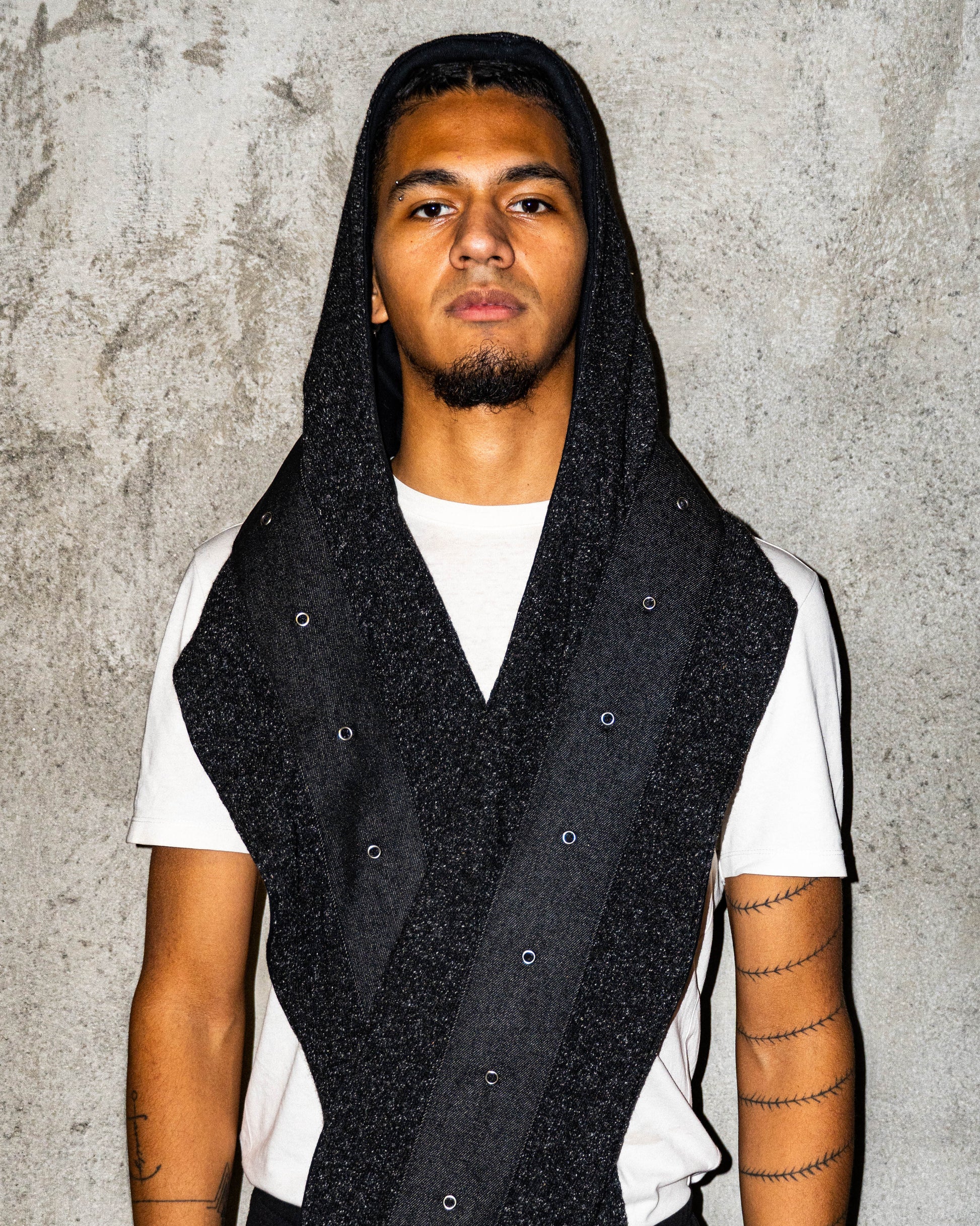 Carrero X Heat Row Hooded Scarf
