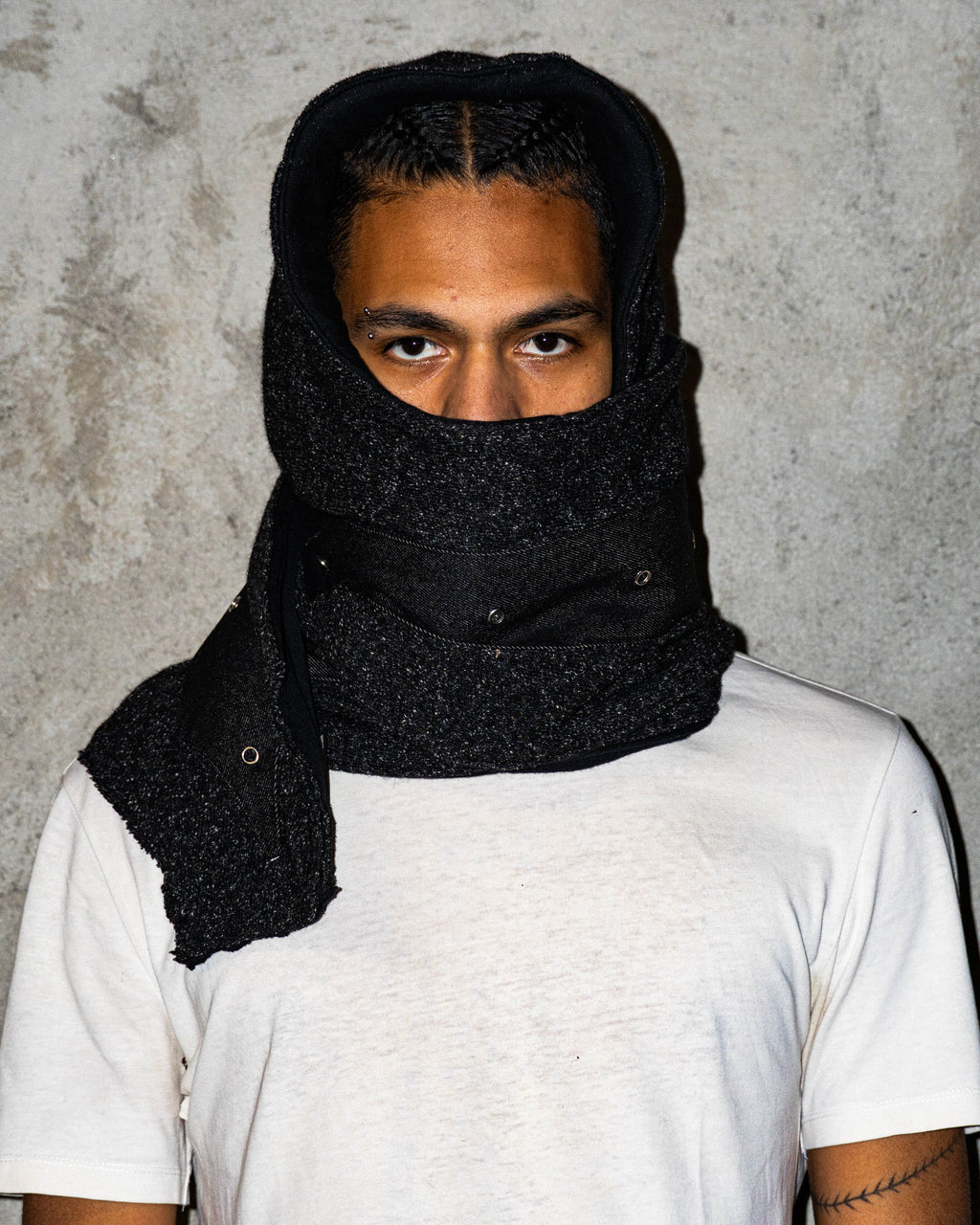 Carrero X Heat Row Hooded Scarf