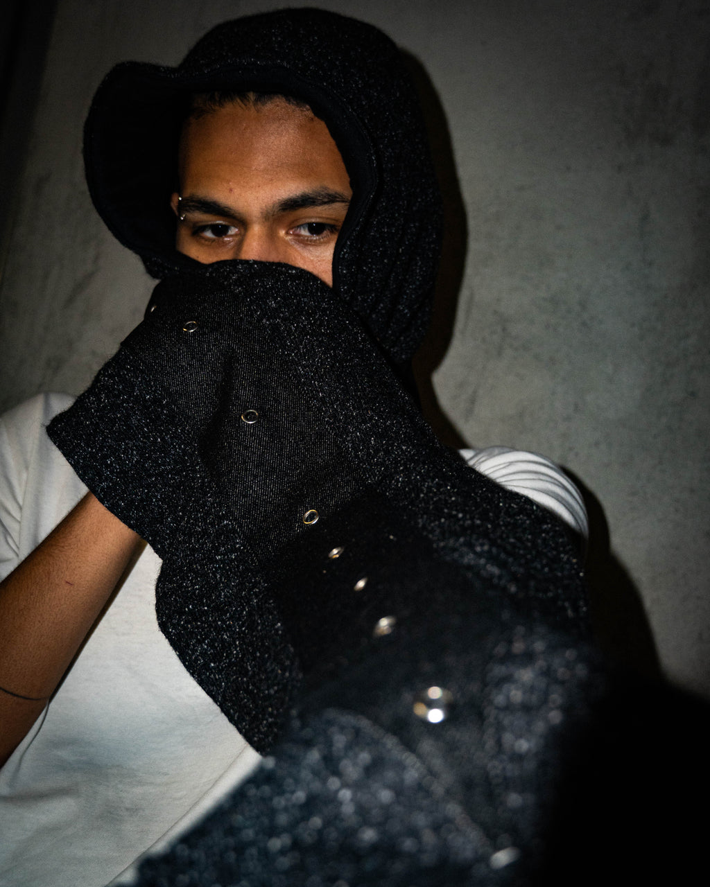 Carrero X Heat Row Hooded Scarf