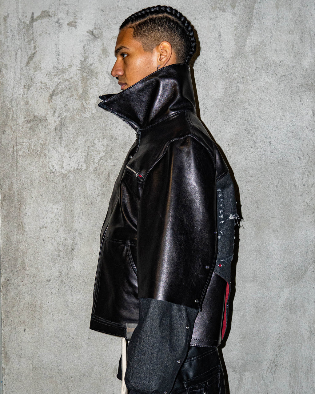 Carrero X Heat Row 1/1 Leather Jacket