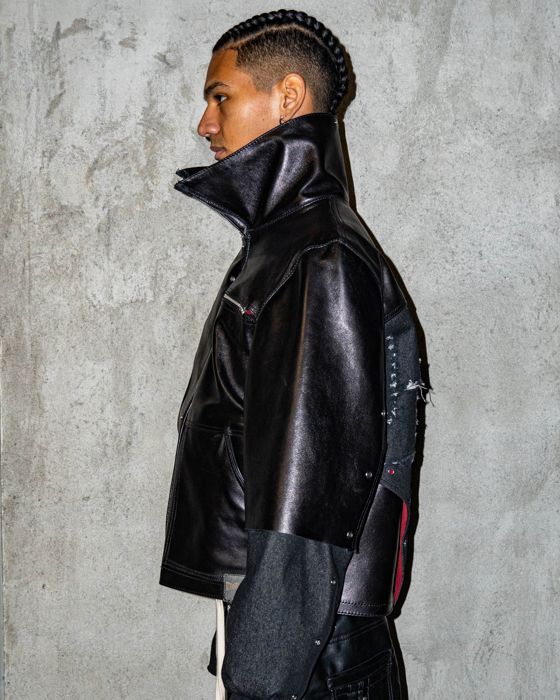 Carrero X Heat Row 1/1 Leather Jacket